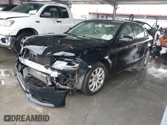 2012 Audi A4 2.0T Premium with VIN WAUAFAFL4CA113973, listed as a IAAI auction lot 41293934 with 184,254 mi miles. Bid and sale history available at carsss.com. Image 2.