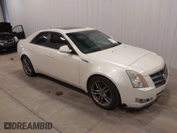 2008 Cadillac CTS AWD w/1SB with VIN 1G6DT57V880142764, listed as a IAAI auction lot 42037968 with 141,208 mi miles. Bid and sale history available at carsss.com. Image 1.