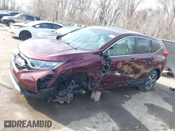 2018 Honda CR-V EX with VIN 5J6RW2H51JL016641, listed as a IAAI auction lot 41786139 with 50,957 mi miles. Bid and sale history available at carsss.com. Image 14.