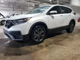 2021 Honda CR-V EX with VIN 2HKRW2H54MH604564, listed as a Copart auction lot 57335575 with 66,186 mi miles and Salvage title. Bid and sale history available at DreamBid. Image 1.