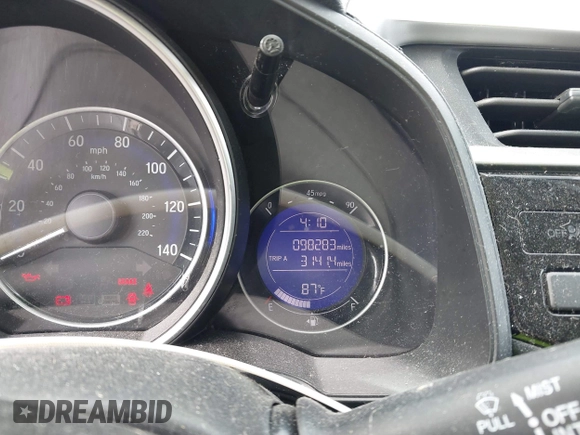 2016 Honda Fit LX with VIN JHMGK5H58GX034743, listed as a IAAI auction lot 42113760 with 98,283 mi miles and . Bid and sale history available at DreamBid. Image 15.