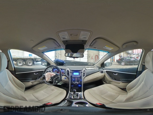 2013 Hyundai Elantra GT with VIN KMHD35LE2DU138100, listed as a Copart auction lot 55961344 with 79,144 mi miles and Salvage Title. Bid and sale history available at carsss.com. Image 13.