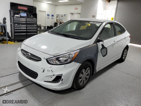2017 Hyundai Accent SE with VIN KMHCT4AE0HU222351, listed as a Copart auction lot 50239335 with 121,844 mi miles and Clean Title. Bid and sale history available at carsss.com. Image 1.