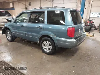 2005 Honda Pilot EX-L with RES with VIN 2HKYF18615H515907, listed as a IAAI auction lot 41520756 with 172,939 mi miles. Bid and sale history available at carsss.com. Image 3.