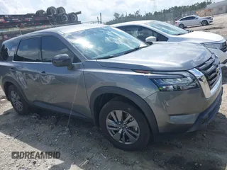 2024 Nissan Pathfinder S with VIN 5N1DR3AA0RC306767, listed as a IAAI auction lot 42233662 with 34,074 mi miles and . Bid and sale history available at DreamBid. Image 13.