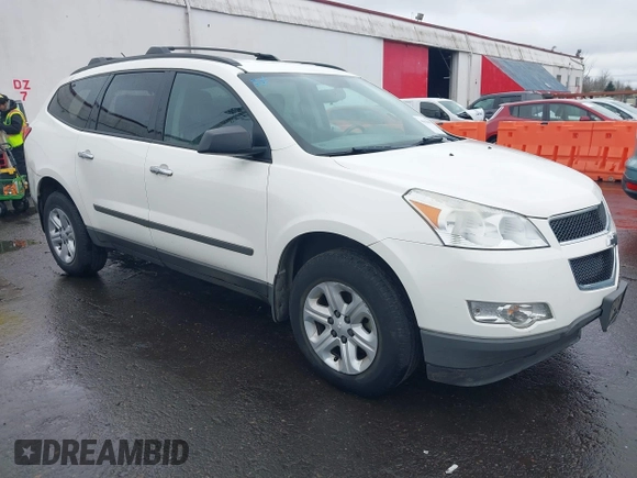 2012 Chevrolet Traverse LS with VIN 1GNKRFED2CJ416974, listed as a IAAI auction lot 41613635 with 144,155 mi miles and . Bid and sale history available at DreamBid. Image 1.