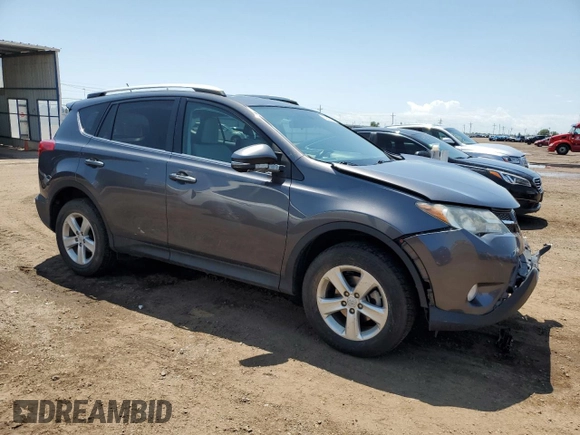 2013 Toyota RAV4 XLE with VIN 2T3RFREV3DW097467, listed as a Copart auction lot 62609425 with 182,962 mi miles and Salvage title. Bid and sale history available at DreamBid. Image 4.