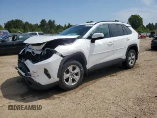 2020 Toyota RAV4 XLE with VIN 2T3P1RFV5LC111146, listed as a Copart auction lot 59877675 with 103,691 mi miles and Salvage title. Bid and sale history available at DreamBid. Image 1.