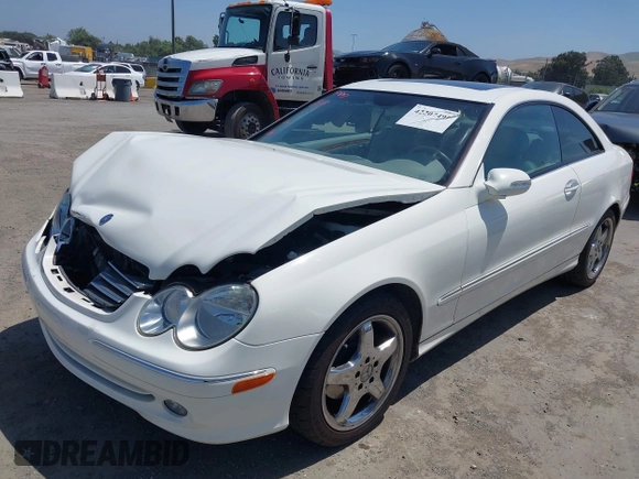 2004 Mercedes-Benz CLK 320 with VIN WDBTJ65JX4F110425, listed as a IAAI auction lot 42207497 with 92,851 mi miles and . Bid and sale history available at DreamBid. Image 2.