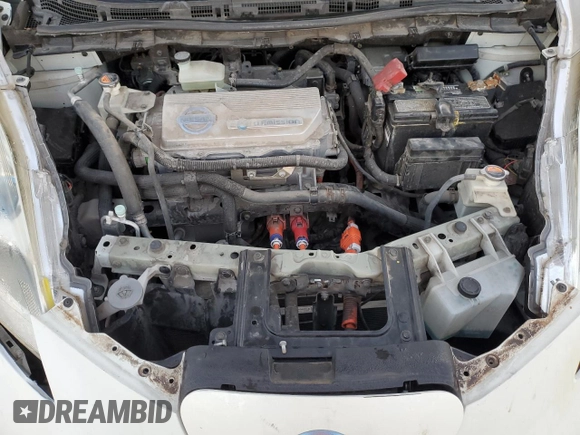 2012 Nissan LEAF SL with VIN JN1AZ0CP5CT017787, listed as a Copart auction lot 77338644 with 99,647 mi miles and Clean Title. Bid and sale history available at DreamBid. Image 12.