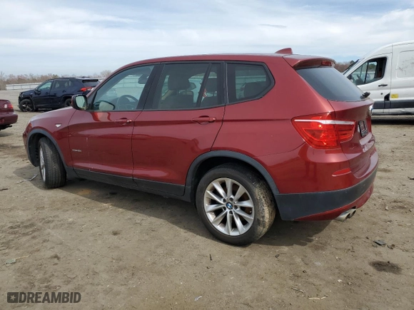 2013 BMW X3 xDrive28i with VIN 5UXWX9C51D0D07363, listed as a Copart auction lot 49718035 with 118,426 mi miles and Clean Title. Bid and sale history available at carsss.com. Image 2.