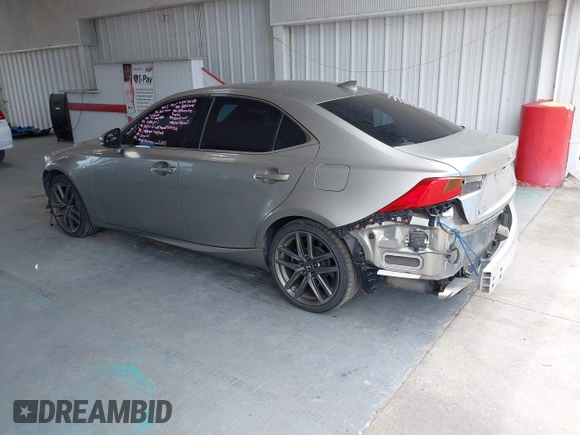 2020 Lexus IS 300 F Sport with VIN JTHGA1D28L5102360, listed as a IAAI auction lot 42591416 with 59,777 mi miles and . Bid and sale history available at DreamBid. Image 3.