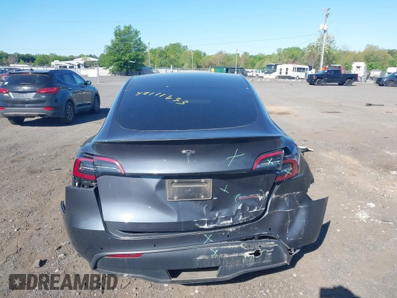 2022 Tesla Model Y Performance with VIN 7SAYGDEF9NF326944, listed as a IAAI auction lot 42111633 with Not Provided miles and . Bid and sale history available at DreamBid. Image 15.