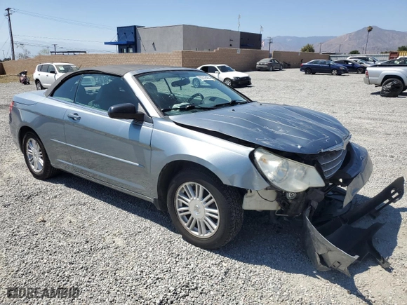 2008 Chrysler Sebring LX with VIN 1C3LC45K88N675863, listed as a Copart auction lot 65316464 with 165,123 mi miles and Salvage Title. Bid and sale history available at carsss.com. Image 4.