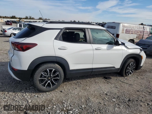2023 Chevrolet TrailBlazer ACTIV with VIN KL79MSSL1PB042977, listed as a Copart auction lot 86105734 with 13,638 mi miles and Salvage Title. Bid and sale history available at DreamBid. Image 3.