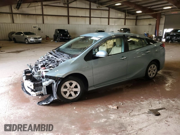 2021 Toyota Prius LE with VIN JTDL9MFU4M3029624, listed as a Copart auction lot 63574795 with 36,209 mi miles and Non repairable. Bid and sale history available at DreamBid. Image 1.
