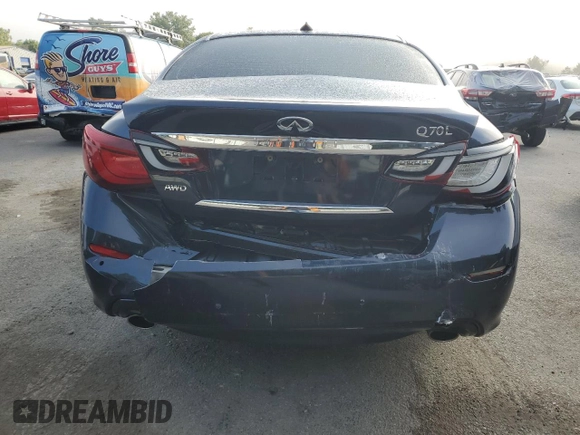 2018 Infiniti Q70 Luxe с VIN JN1BY1PRXJM370106, выставлен на аукционе Copart как лот 67896014 с пробегом 72 148 миль миль и Списание • Salvage title. История ставок и продаж доступна на DreamBid. Изображение 6.