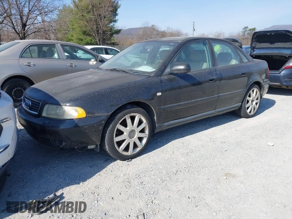 2001 Audi A4 with VIN WAUDC68DX1A140925, listed as a IAAI auction lot 41723866 with 195,619 mi miles and . Bid and sale history available at DreamBid. Image 2.