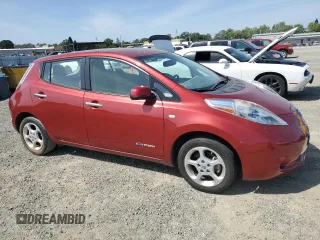 2012 Nissan LEAF SL with VIN JN1AZ0CP4CT020986, listed as a Copart auction lot 53285705 with 64,589 mi miles and Clean Title. Bid and sale history available at carsss.com. Image 4.