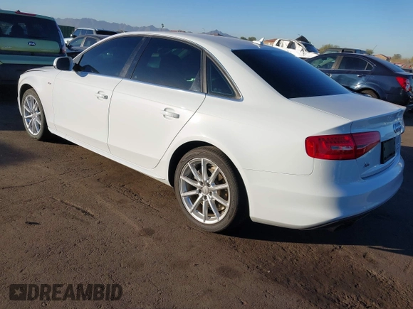 2015 Audi A4 Premium with VIN WAUBFAFL9FN034560, listed as a IAAI auction lot 41290388 with 146,533 mi miles. Bid and sale history available at carsss.com. Image 3.