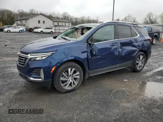 2023 Chevrolet Equinox Premier z VIN 3GNAXXEG5PL182507, wystawiony jako Copart lot #52156615 z przebiegiem 20 350 mil mil oraz Szkoda całkowita • Salvage title. Historia ofert i sprzedaży dostępna na DreamBid. Obrazek 1.