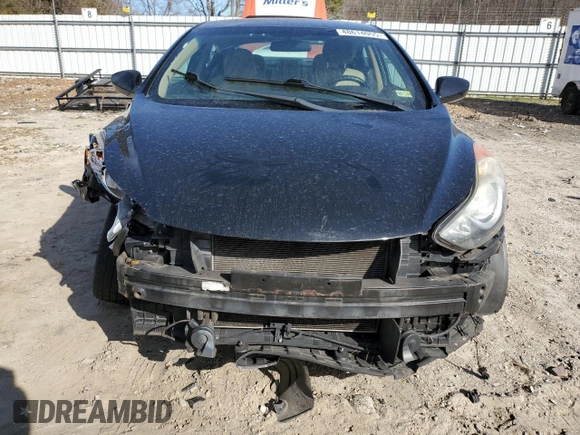 2013 Hyundai Elantra GLS z VIN 5NPDH4AE9DH388396, wystawiony jako Copart lot #48614055 z przebiegiem 96 982 mil mil oraz Szkoda całkowita • Salvage title. Historia ofert i sprzedaży dostępna na DreamBid. Obrazek 5.