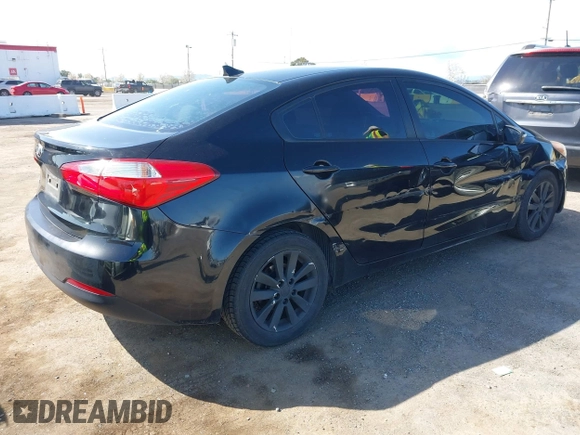 2016 Kia Forte LX with VIN KNAFX4A63G5506920, listed as a IAAI auction lot 41924410 with 120,451 mi miles. Bid and sale history available at carsss.com. Image 4.