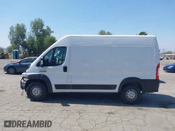 2019 Ram ProMaster Cargo with VIN 3C6TRVBG9KE515865, listed as a IAAI auction lot 42130584 with 123,341 mi miles and . Bid and sale history available at carsss.com. Image 14.