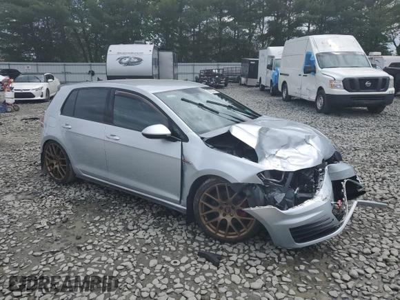2016 Volkswagen Golf GTI SE with VIN 3VW5T7AU1GM001735, listed as a Copart auction lot 55133774 with 48,277 mi miles and Salvage Title. Bid and sale history available at carsss.com. Image 4.