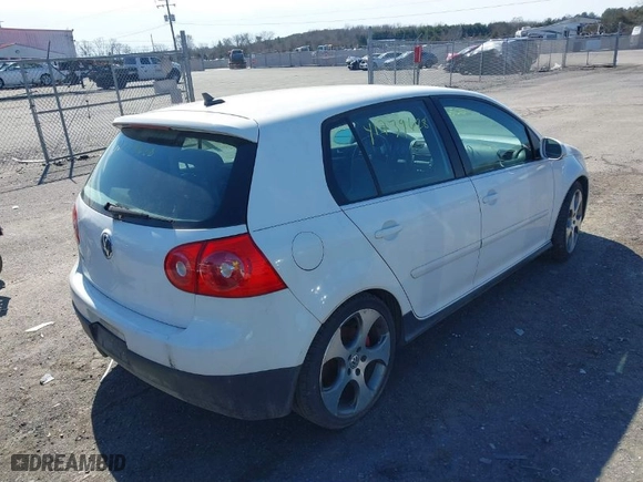 2009 Volkswagen GTI with VIN WVWHV71K69W121218, listed as a IAAI auction lot 41739628 with NaN miles. Bid and sale history available at carsss.com. Image 4.