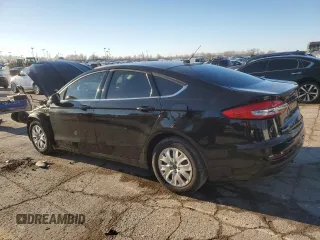 2019 Ford Fusion S with VIN 3FA6P0G79KR268479, listed as a Copart auction lot 88415935 with 91,258 mi miles and Salvage Title. Bid and sale history available at DreamBid. Image 2.