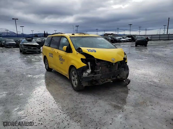 2014 Toyota Sienna LE AAS with VIN 5TDKK3DC4ES456273, listed as a Copart auction lot 88770295 with 267,260 mi miles and Salvage Title. Bid and sale history available at carsss.com. Image 12.