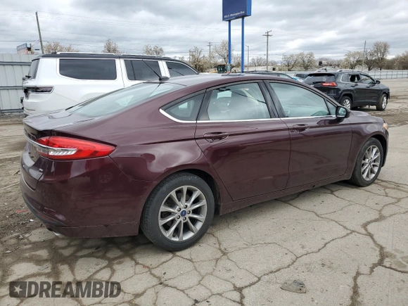 2017 Ford Fusion SE with VIN 3FA6P0H79HR353569, listed as a Copart auction lot 52422545 with 94,159 mi miles and Salvage title. Bid and sale history available at DreamBid. Image 3.