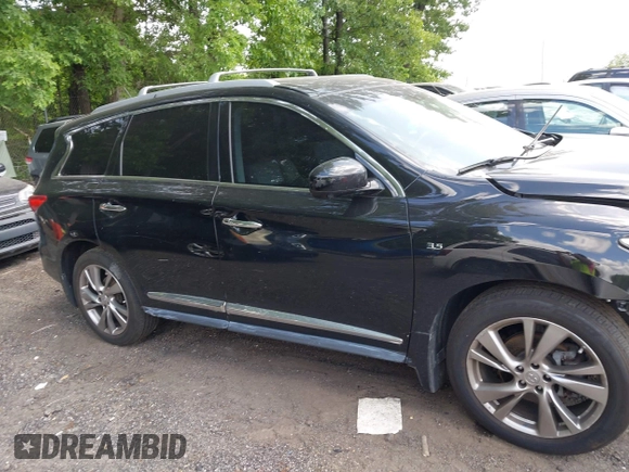 2014 Infiniti QX60 with VIN 5N1AL0MMXEC507093, listed as a IAAI auction lot 42182083 with 117,238 mi miles and . Bid and sale history available at DreamBid. Image 13.