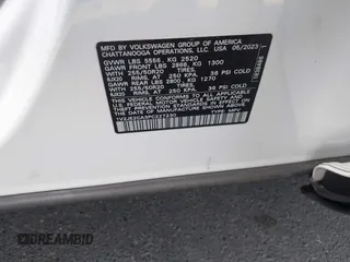 2023 Volkswagen Atlas SE with VIN 1V2JE2CA3PC227230, listed as a IAAI auction lot 42435466 with 86,217 mi miles and . Bid and sale history available at DreamBid. Image 9.