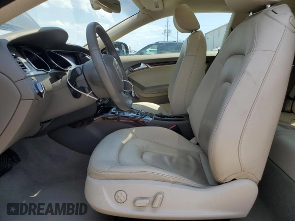 2011 Audi A5 Premium Plus with VIN WAULFAFR7BA084965, listed as a Copart auction lot 52762995 with 125,087 mi miles and Non repairable. Bid and sale history available at DreamBid. Image 7.