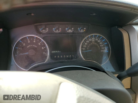 2013 Ford F-150 XL with VIN 1FTFW1ET7DKD93510, listed as a Copart auction lot 63339755 with 206,976 mi miles and Clean title. Bid and sale history available at DreamBid. Image 9.