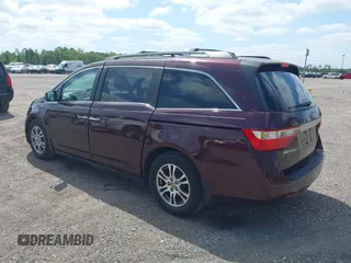 2012 Honda Odyssey EX with VIN 5FNRL5H45CB054113, listed as a IAAI auction lot 41760280 with 125,640 mi miles and . Bid and sale history available at carsss.com. Image 3.