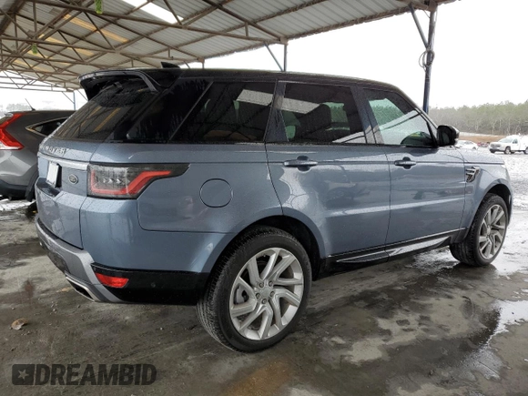 2018 Land Rover Range Rover Sport HSE with VIN SALWR2RK0JA192282, listed as a Copart auction lot 45161685 with 92,654 mi miles and Clean title. Bid and sale history available at DreamBid. Image 3.
