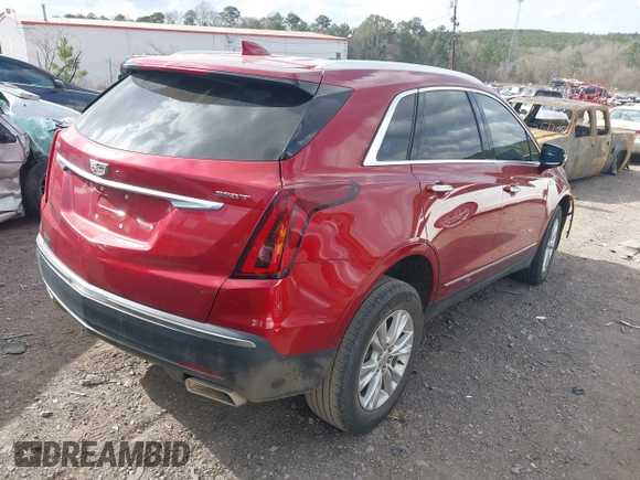 2021 Cadillac XT5 FWD Luxury with VIN 1GYKNAR45MZ182747, listed as a IAAI auction lot 41769515 with 54,753 mi miles. Bid and sale history available at carsss.com. Image 4.