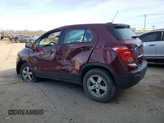 2016 Chevrolet Trax LS with VIN 3GNCJNSBXGL129843, listed as a Copart auction lot 48685205 with 58,055 mi miles and Clean Title. Bid and sale history available at carsss.com. Image 2.