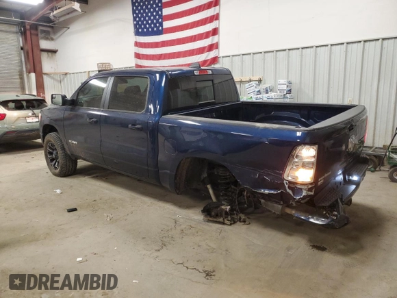 2019 Ram 1500 Big Horn z VIN 1C6SRFFT6KN622358, wystawiony jako Copart lot #47748595 z przebiegiem 84 975 mil mil oraz Szkoda całkowita • Salvage title. Historia ofert i sprzedaży dostępna na DreamBid. Obrazek 2.