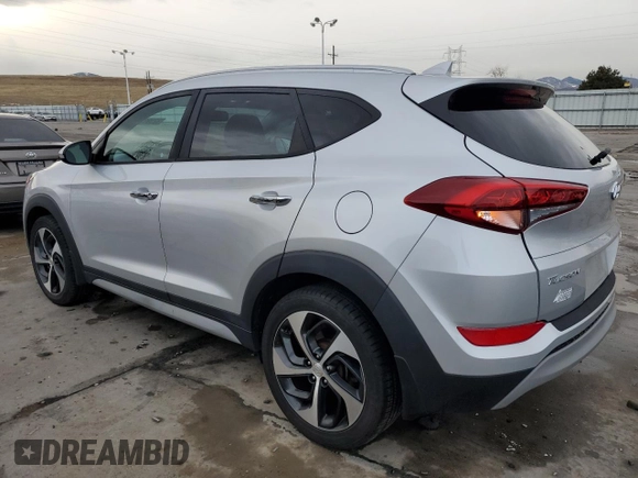 2017 Hyundai Tucson Value with VIN KM8J3CA21HU368278, listed as a Copart auction lot 82591364 with 94,737 mi miles and Salvage Title. Bid and sale history available at carsss.com. Image 2.