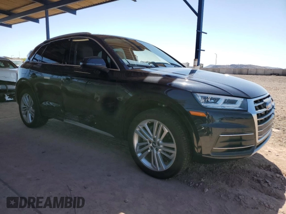 2018 Audi Q5 Premium Plus with VIN WA1BNAFY8J2161015, listed as a Copart auction lot 54365795 with 25,921 mi miles and Salvage Title. Bid and sale history available at carsss.com. Image 4.