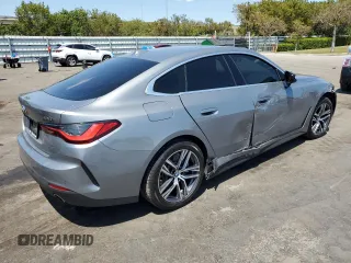 2024 BMW 4 Series 430i with VIN WBA63AV00RFR54092, listed as a Copart auction lot 53495545 with 32,212 mi miles and Salvage title. Bid and sale history available at DreamBid. Image 3.