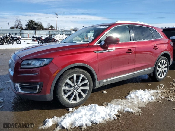 2019 Lincoln Nautilus Select with VIN 2LMPJ8K9XKBL53790, listed as a Copart auction lot 43559275 with NaN miles and Salvage Title. Bid and sale history available at carsss.com. Image 1.