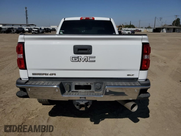 2017 GMC Sierra 2500HD SLT with VIN 1GT12TEY5HF218281, listed as a Copart auction lot 72956534 with 111,882 mi miles and Salvage Title. Bid and sale history available at carsss.com. Image 6.
