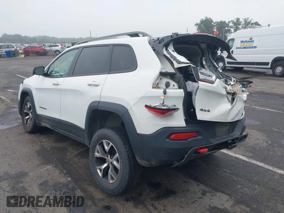 2016 Jeep Cherokee Trailhawk with VIN 1C4PJMBS4GW179121, listed as a IAAI auction lot 42516635 with 110,056 mi miles and . Bid and sale history available at DreamBid. Image 3.