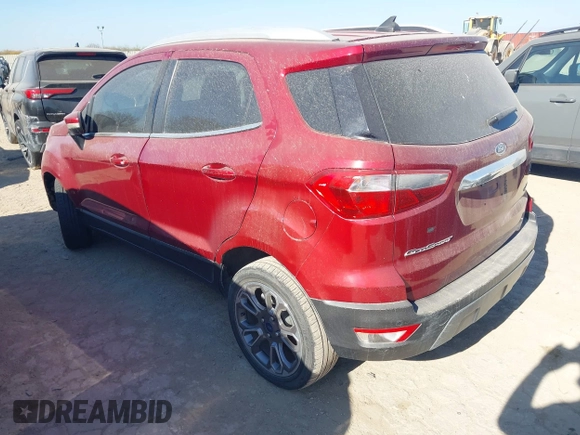 2019 Ford EcoSport Titanium with VIN MAJ3S2KEXKC272574, listed as a IAAI auction lot 41743534 with 83,248 mi miles and . Bid and sale history available at DreamBid. Image 3.