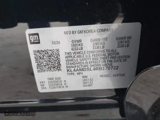 2024 Buick Encore GX Sport Touring with VIN KL4AMDSL4RB170722, listed as a IAAI auction lot 41312405 with 12,906 mi miles. Bid and sale history available at carsss.com. Image 9.